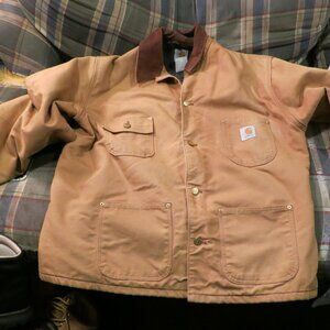Carhartt mens blanket lined chore coat XL